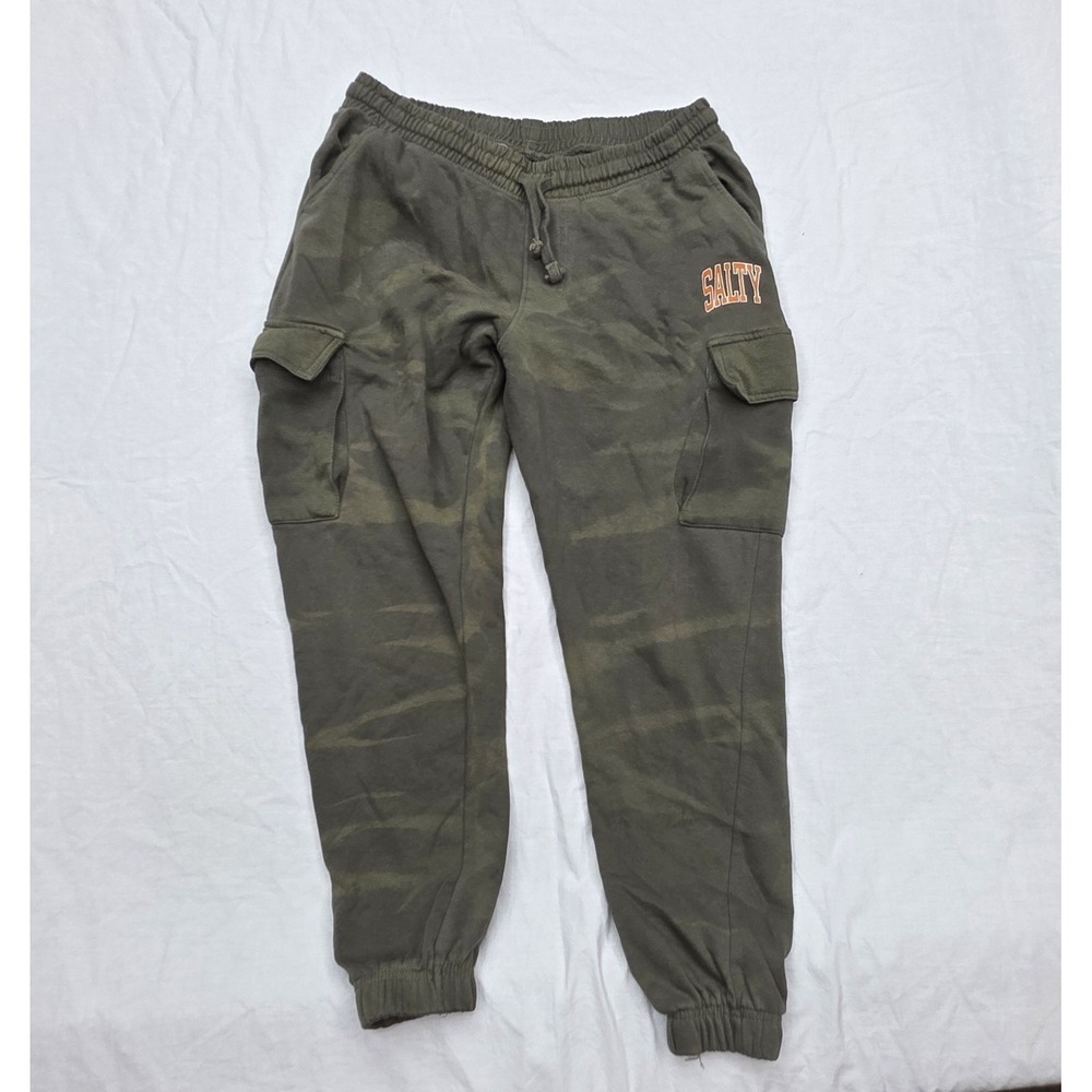 Sugar Flower Dark Green Cargo Sweatpants Size Large